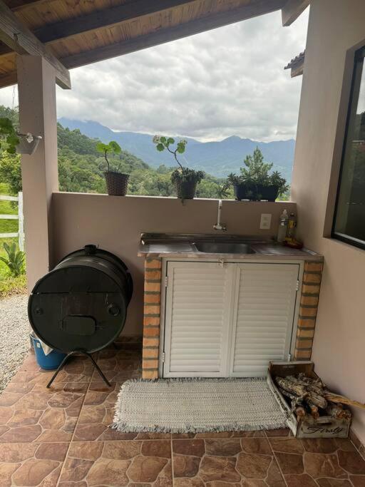 Cabana Recanto Do Arruda Para Casal Em Aguas Mornas المظهر الخارجي الصورة